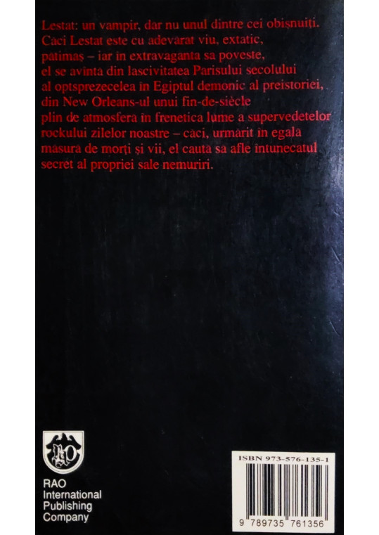 Vampirul Lestat - Cronicile vampirilor - Anne Rice